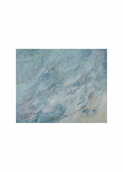 Blue marble pattern on a white background
